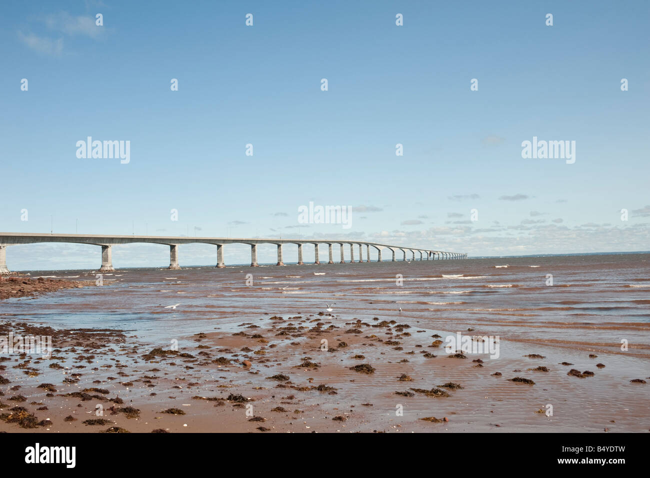 Cape Jourimain New Brunswick con la Confederazione Bridge Foto Stock