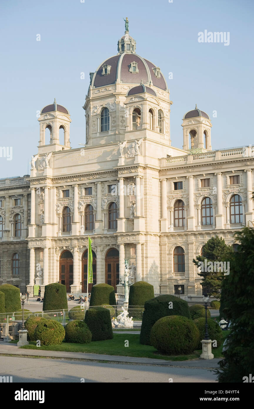 Wien Kunsthistorisches Museum Gottfried Semper und Carl von Hasenauer 1891 Foto Stock