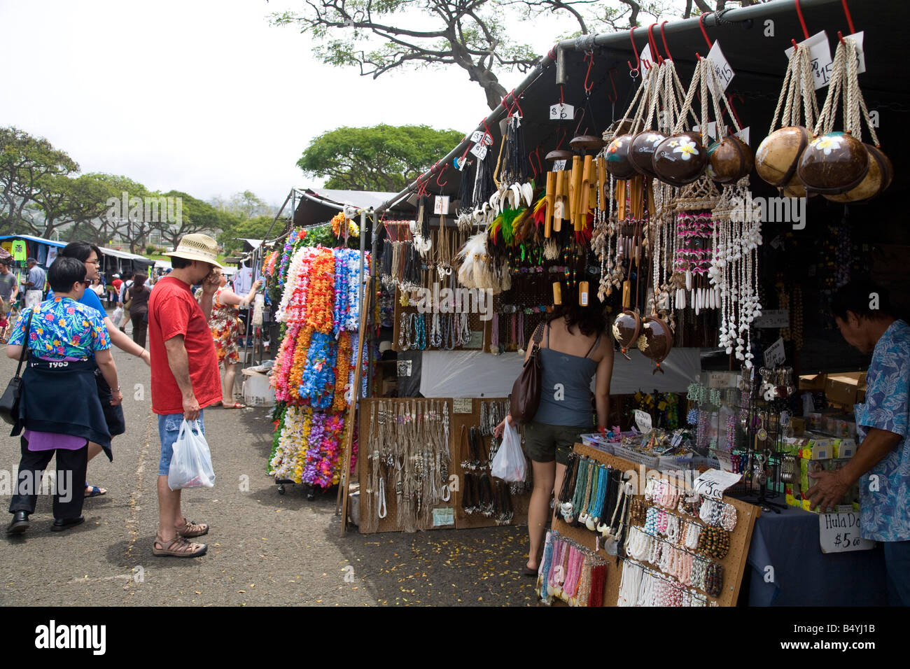 Aloha Stadium Swap Meet Honolulu Oahu Hawaii Foto Stock