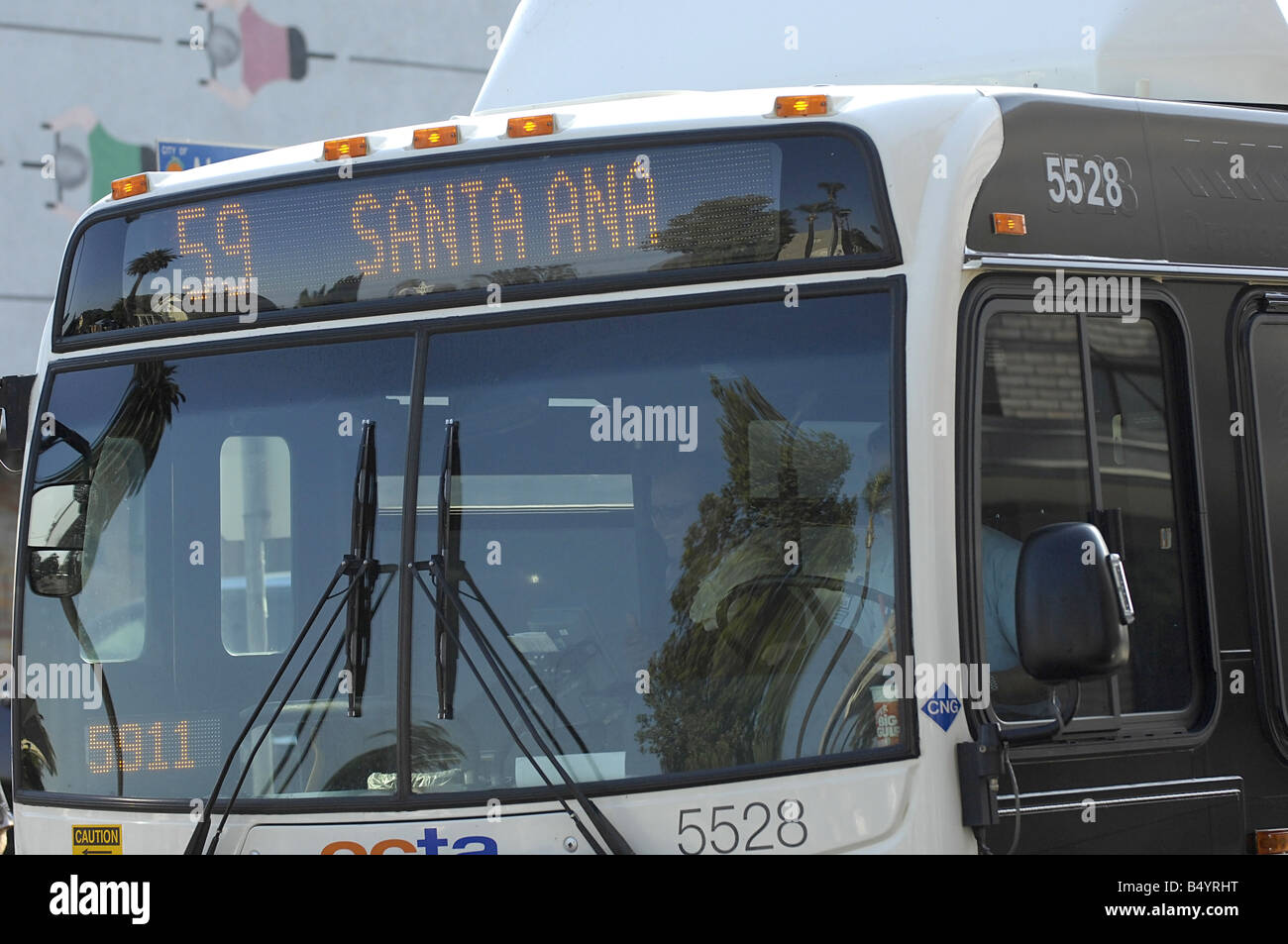 OCTA Orange County Transportation Authority Bus linea 59 per Santa Ana California Foto Stock