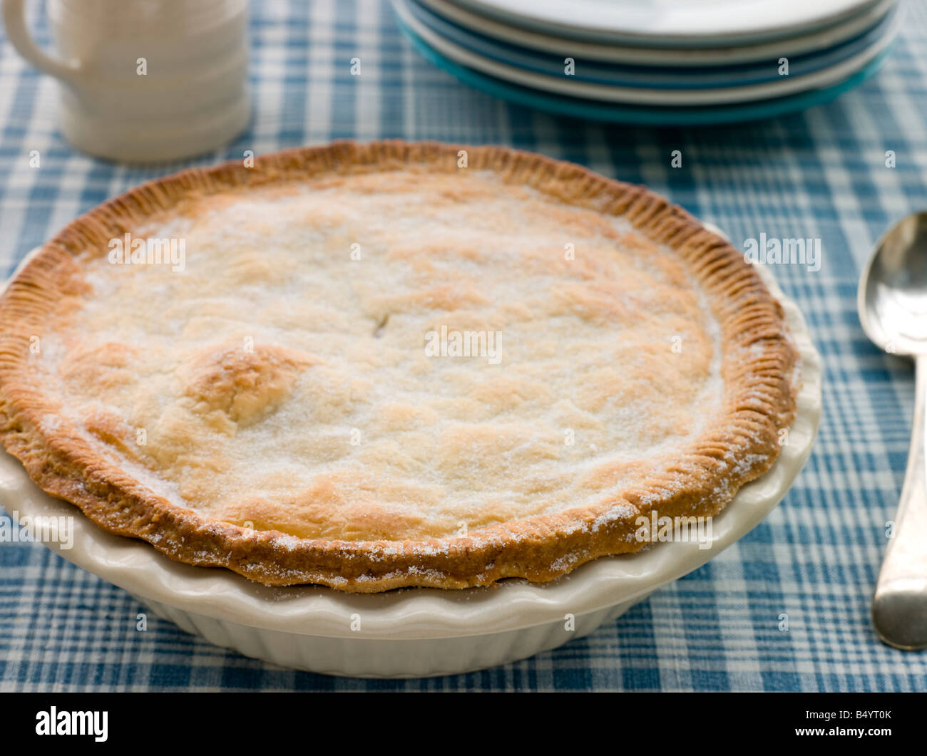 Torta di ciliegie Foto Stock
