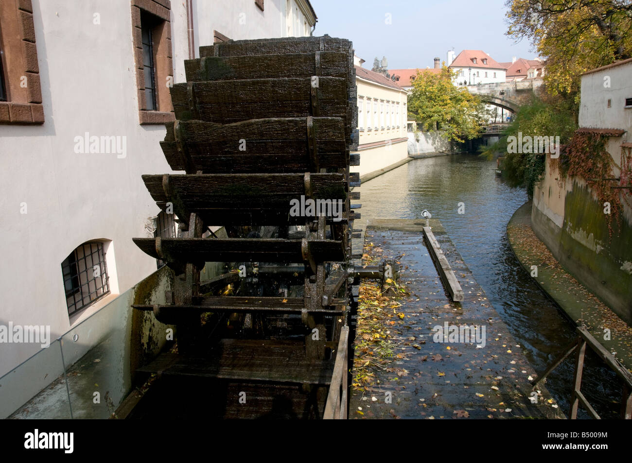 Gran Priorato mulino ad acqua Praga per solo uso editoriale Foto Stock