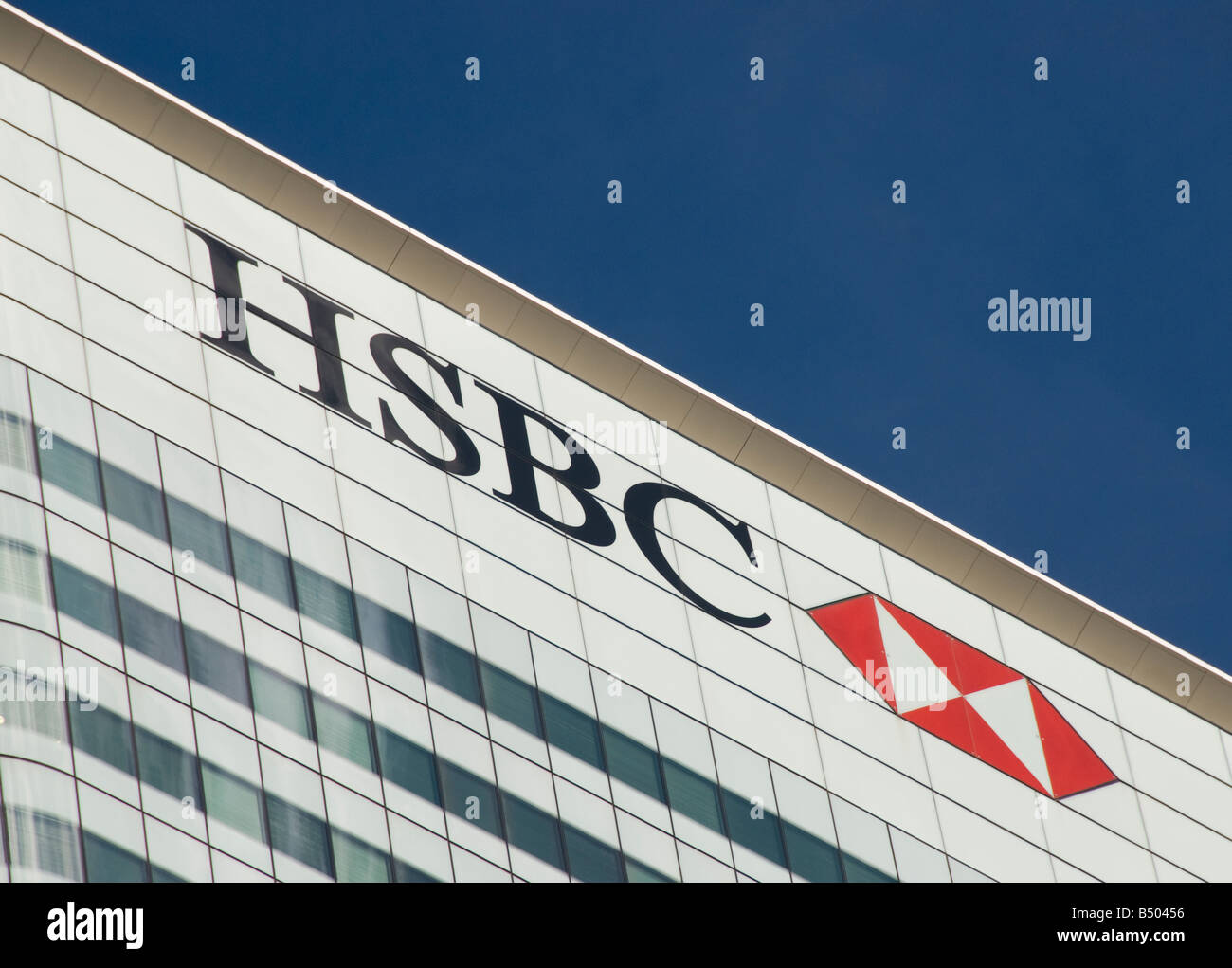 HSBC in Canary Wharf London REGNO UNITO Foto Stock