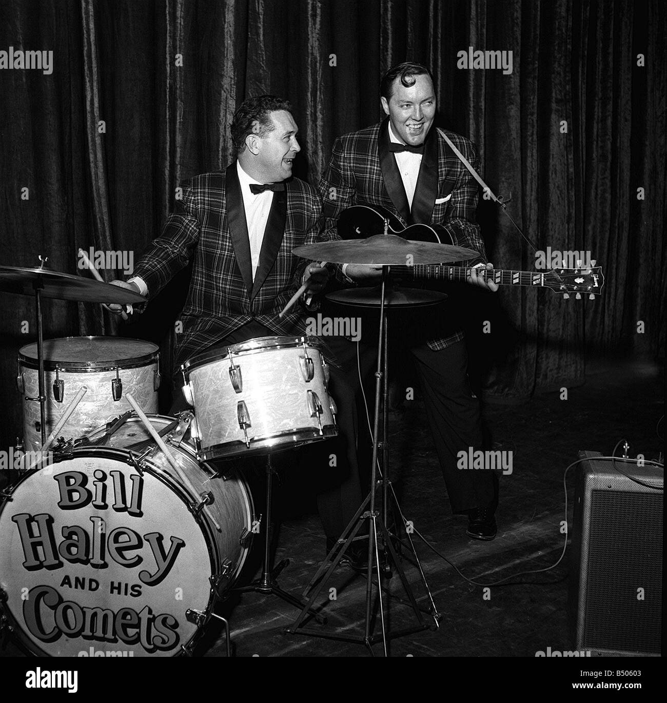 Bill Haley e le comete al Hammersmith Palais Feb 1957 Foto Stock