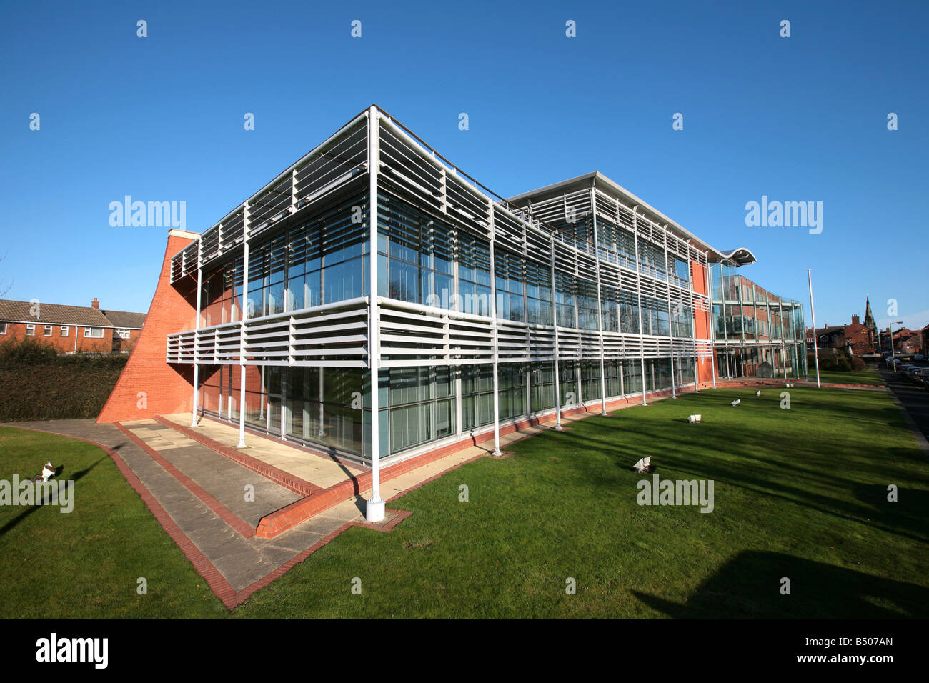 La polizia di reciproca costruzione di Lichfield, Staffordshire Foto Stock