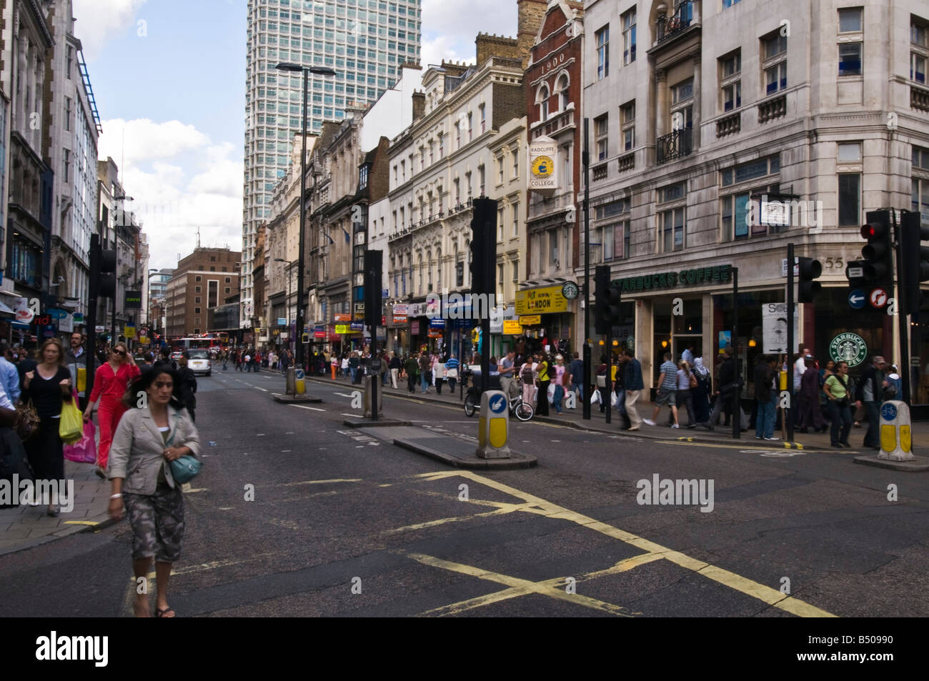 Oxford Street Londra Inghilterra REGNO UNITO Foto Stock