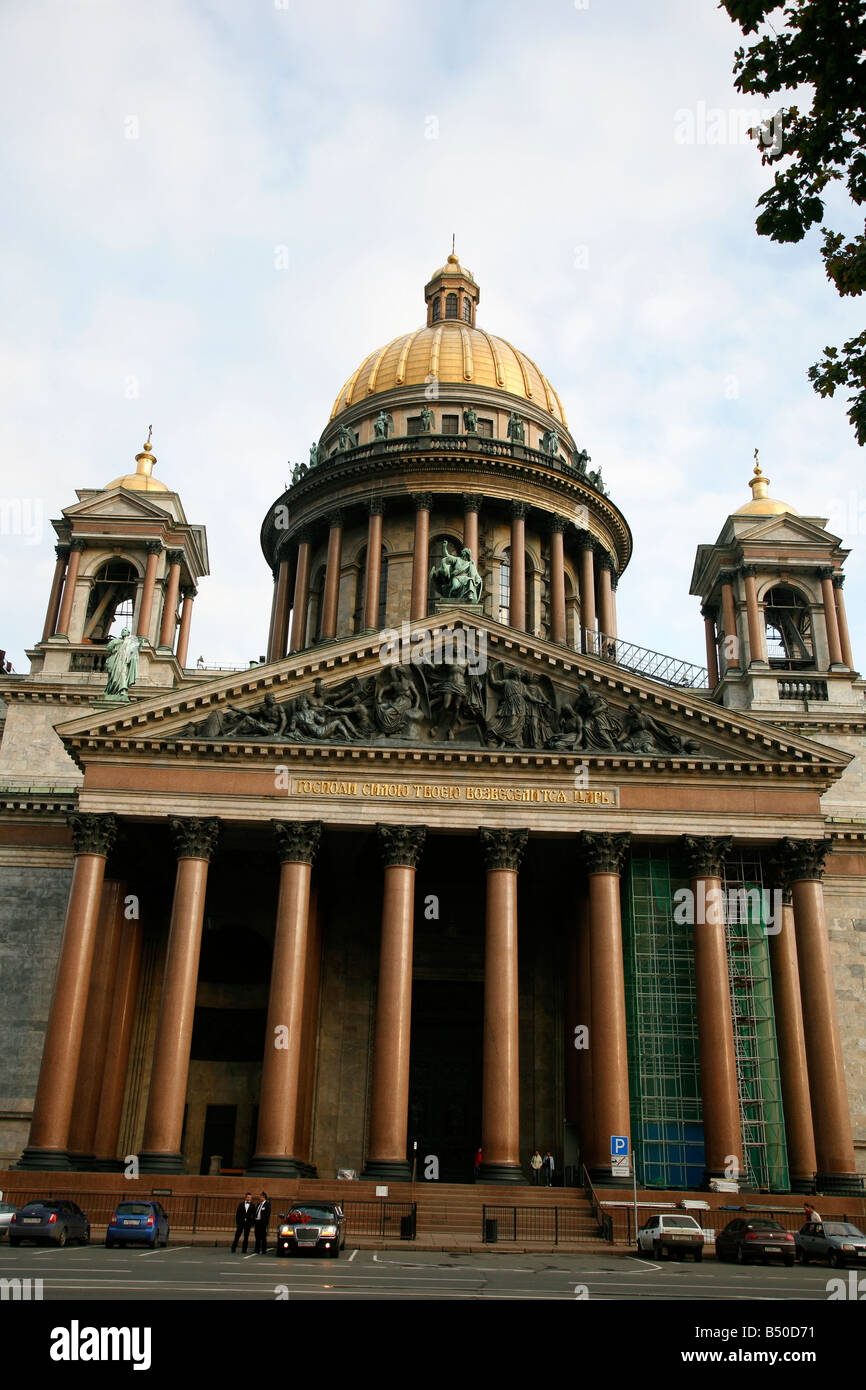 Agosto 2008 - San Isacco s cattedrale San Pietroburgo Russia Foto Stock
