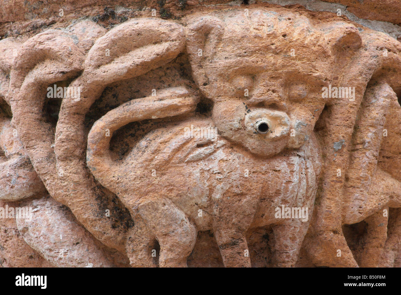 Gargoyle fontana Foto Stock