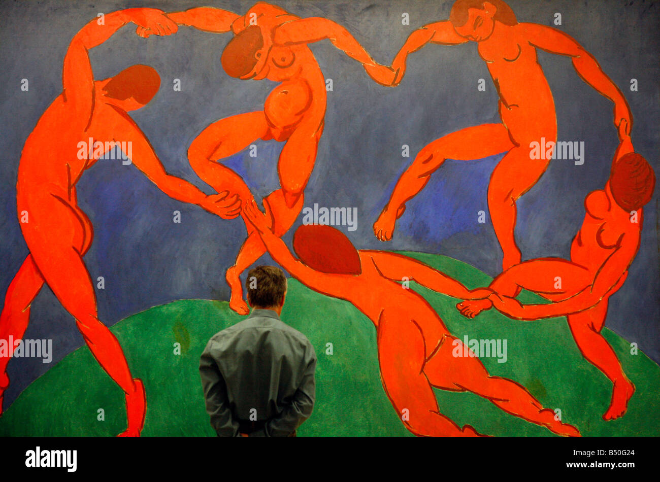 La pittura di danza da Henri Matisse presso lo Stato Museo Hermitage di San Pietroburgo Russia Foto Stock