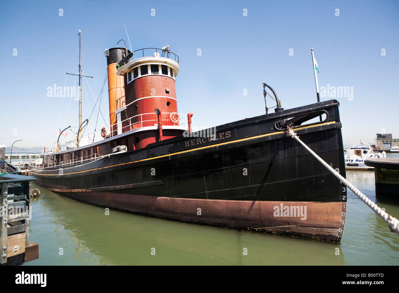 Hercules, rimorchiatore, San Francisco Maritime Museum di San Francisco Foto Stock