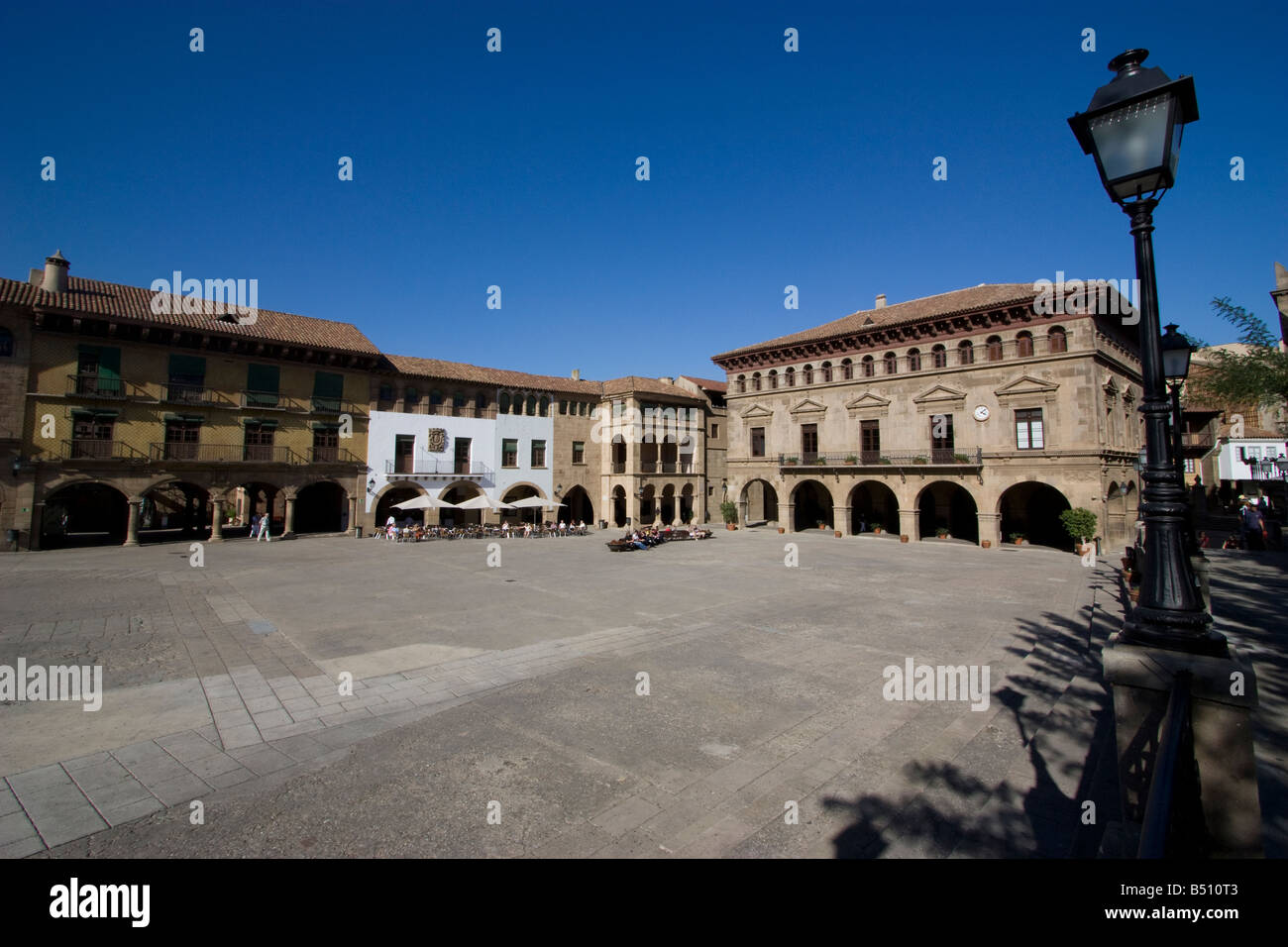 Il Poble Espanyol Montjuic Spagna Foto Stock