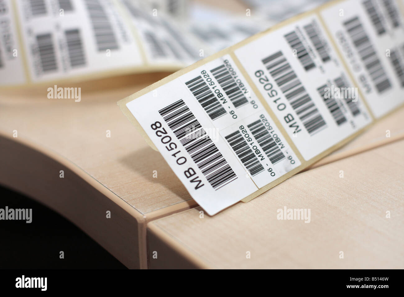 Codici a barre Foto Stock