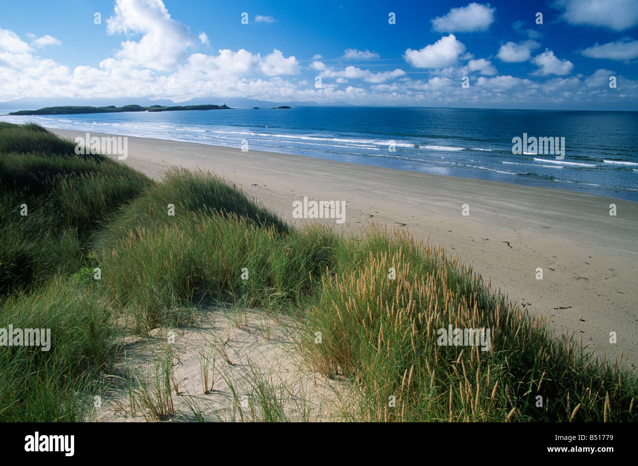 Spiaggia di Harlech Gwynedd Galles del Nord Foto Stock