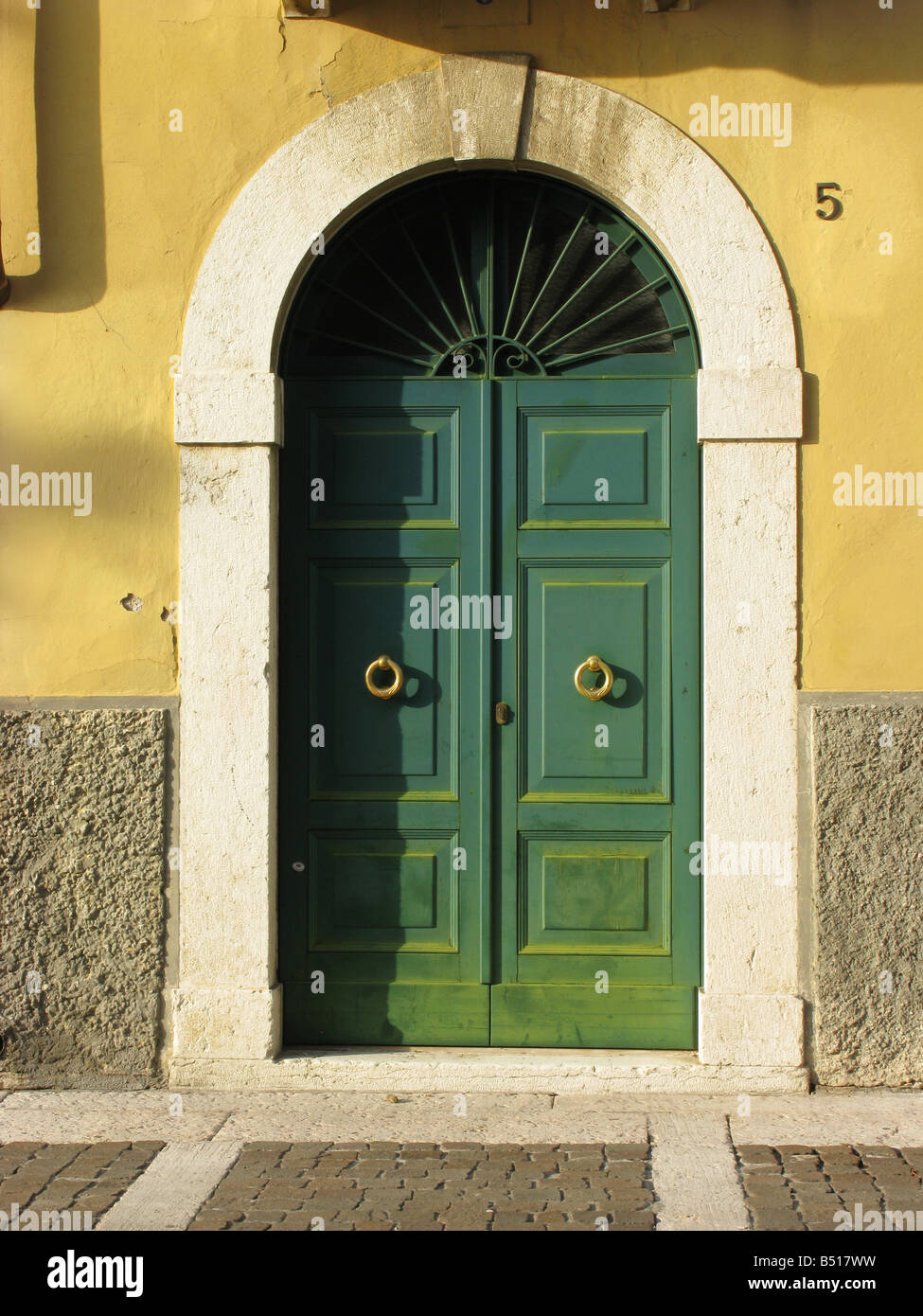 Porta veneziana in Italia Foto Stock