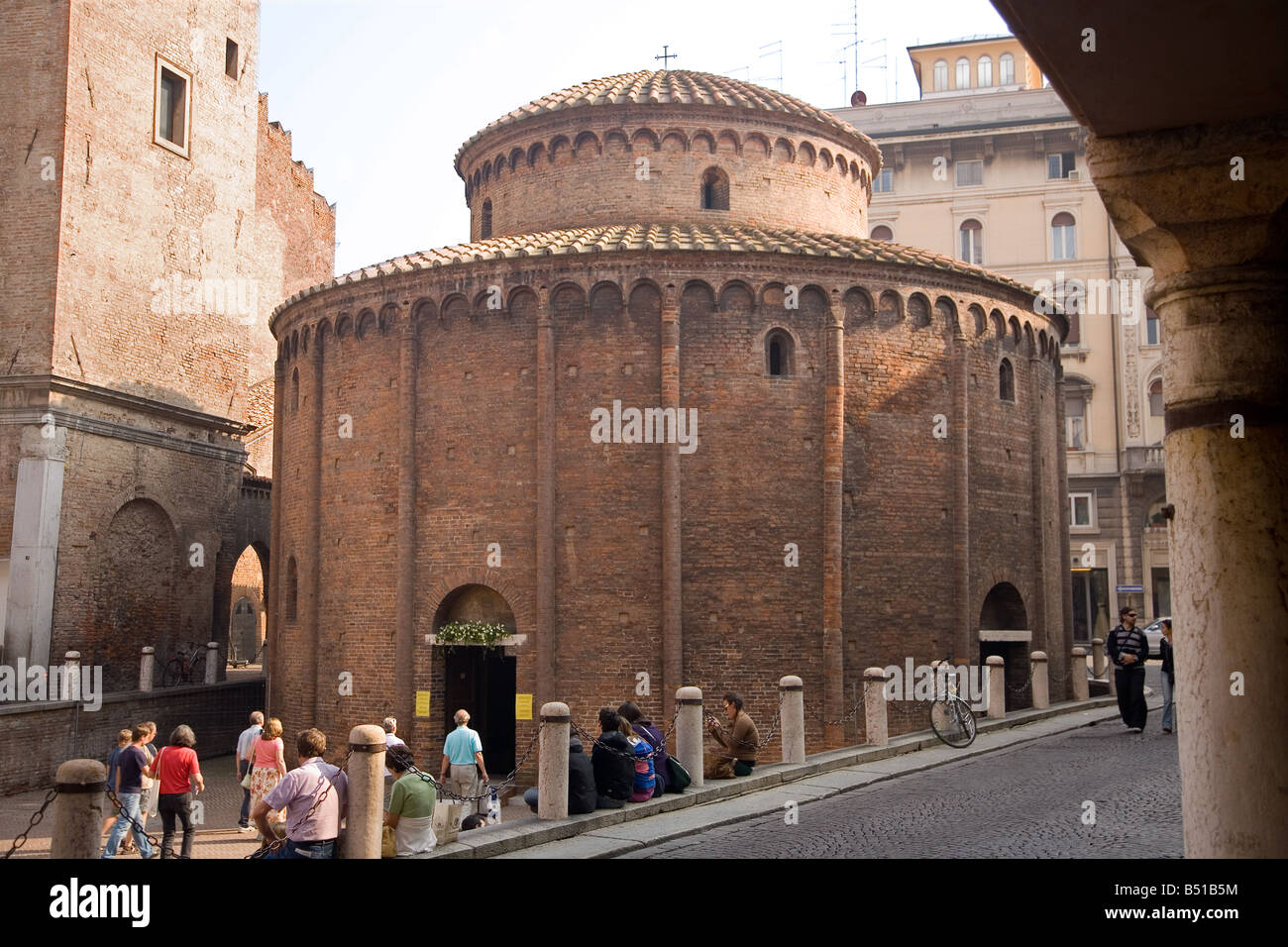 Rotonda, Mantova la chiesa più antica nel Nord Italia (XI secolo) Foto Stock
