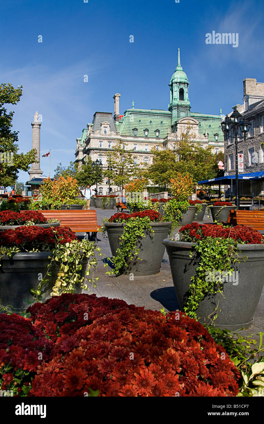 Posizionare Jacques Cartier Vieux Quebec Montreal Canada Foto Stock