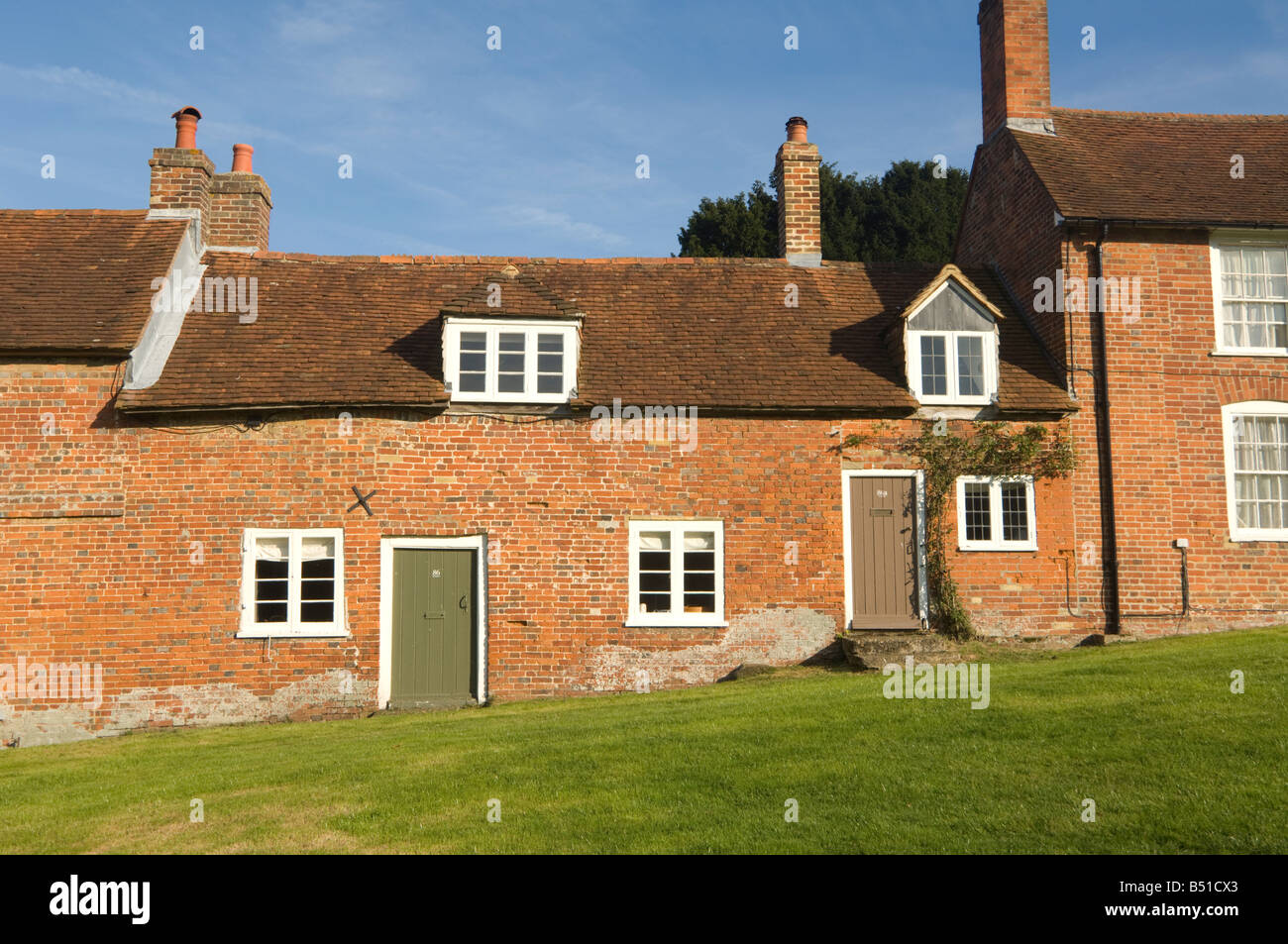 Cottage storico scudi grandi Hard Beaulieu New Forest Hampshire REGNO UNITO Foto Stock