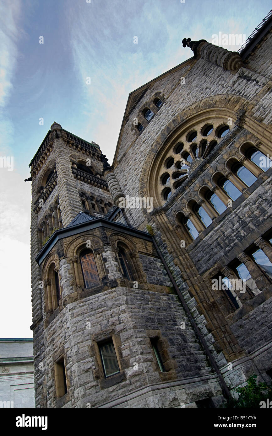 Eglise Erskine Et Americaine Unie, American Chiesa unita, Montreal Canada Quebec Foto Stock