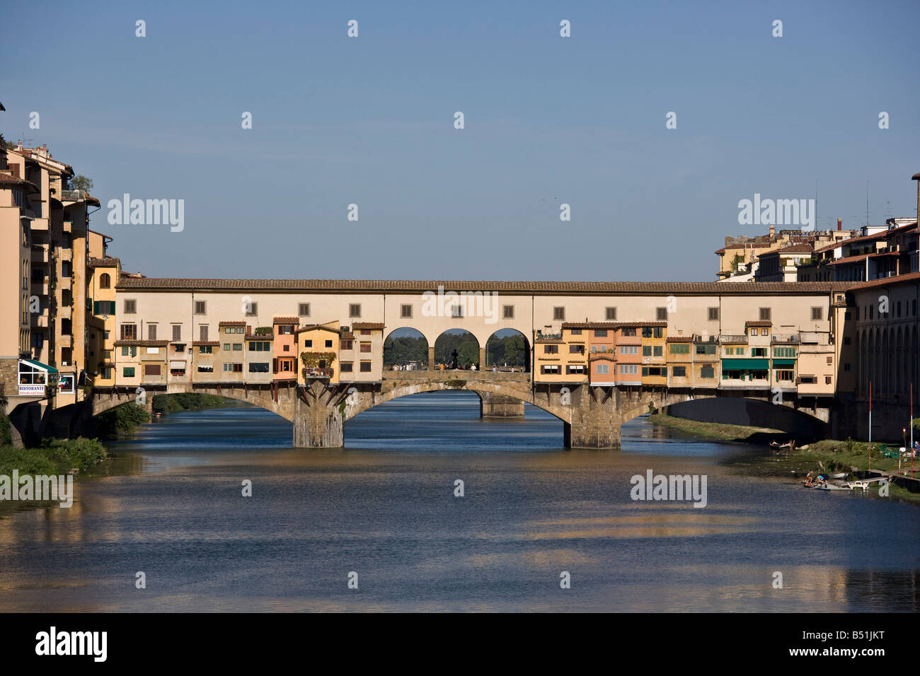 Ponte Vecchio, Firenze, Toscana, Italia Foto Stock