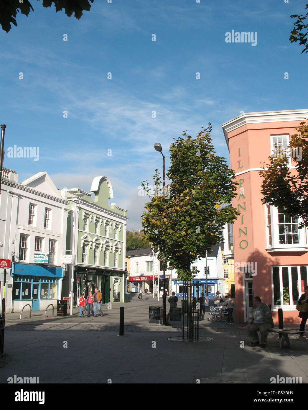 Rigenerato dal centro città di Bridgend Mid Glamorgan Galles del Sud Foto Stock