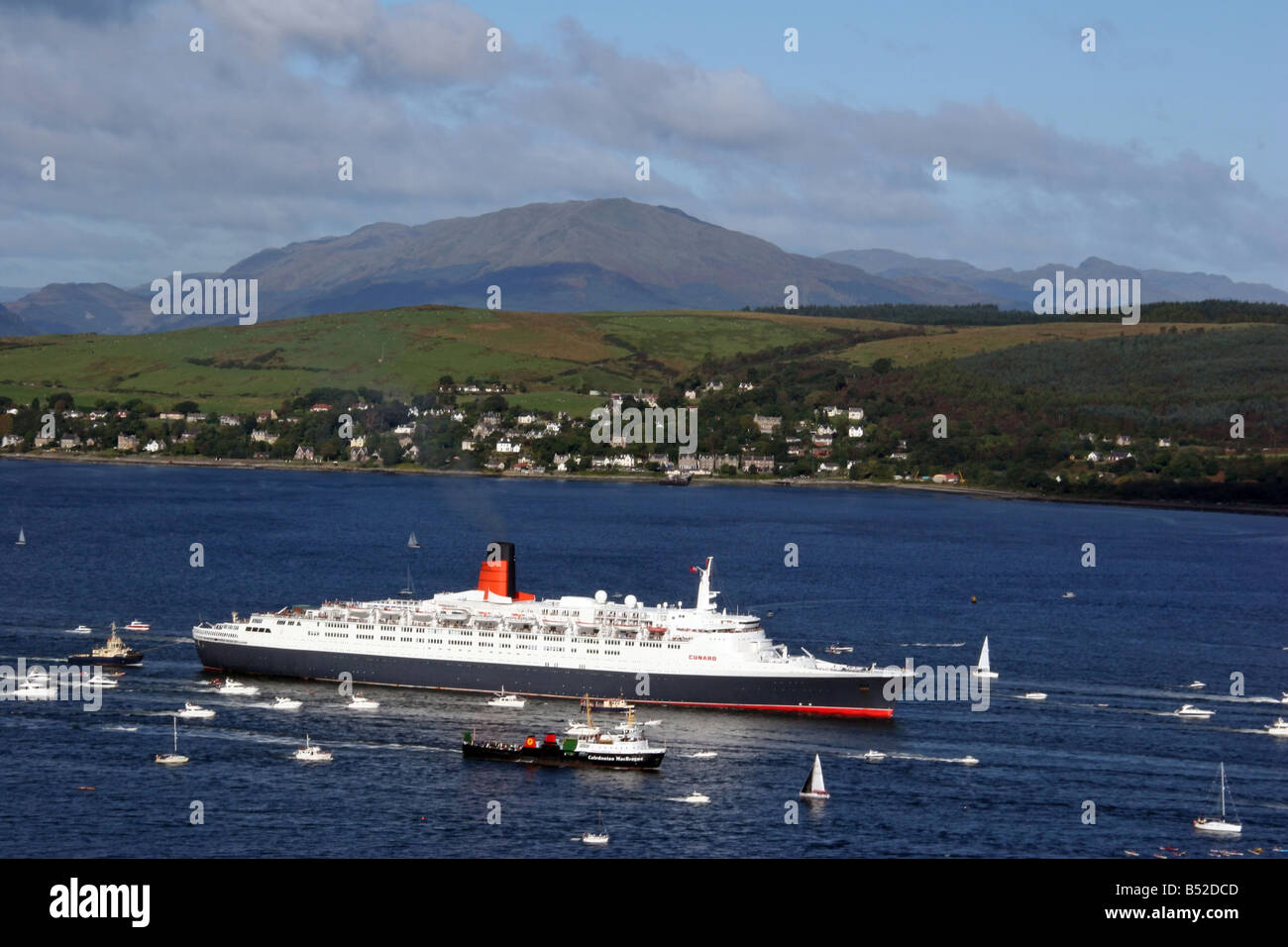 La Queen Elizabeth ll Foto Stock