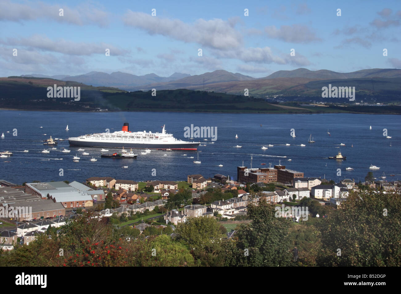 La Queen Elizabeth ll Foto Stock
