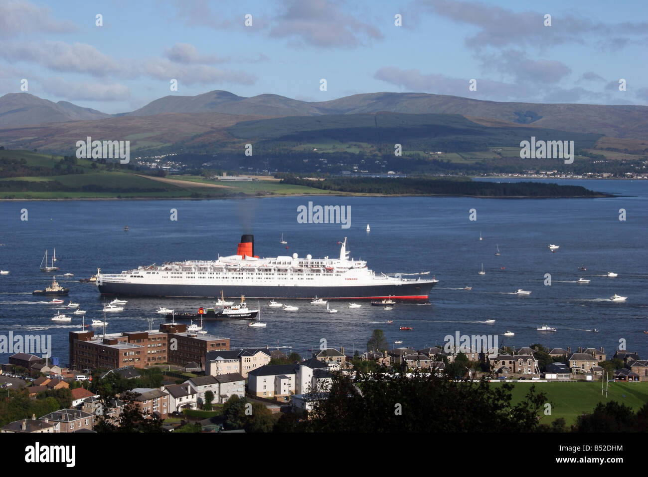La Queen Elizabeth ll Foto Stock