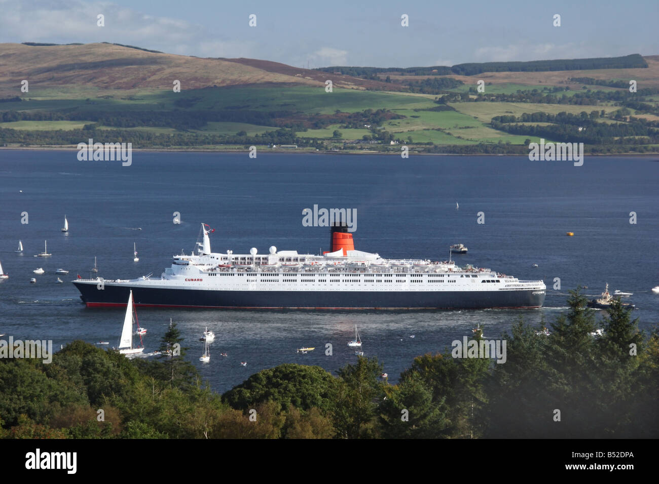 La Queen Elizabeth ll Foto Stock