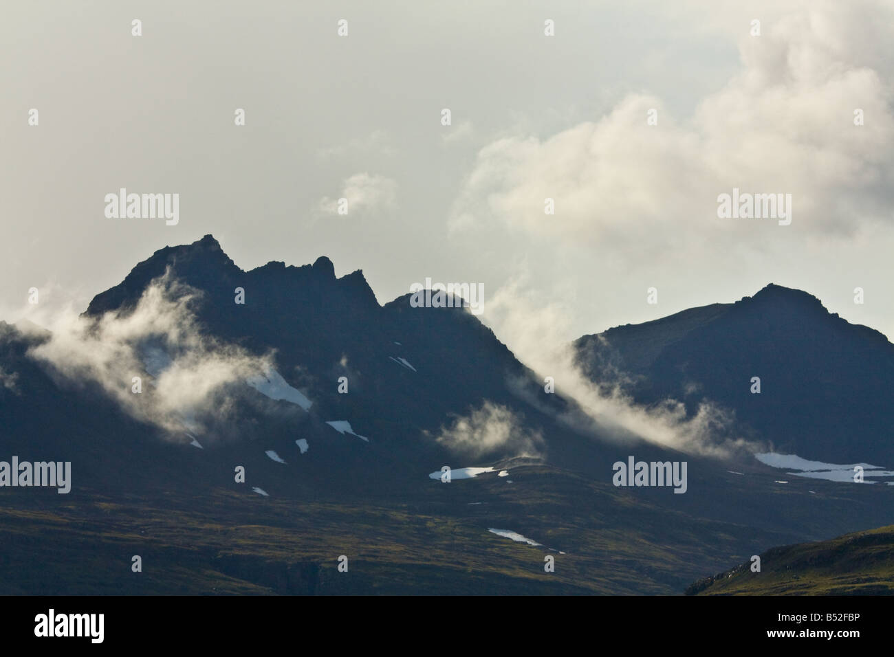 Paesaggio islandese Foto Stock