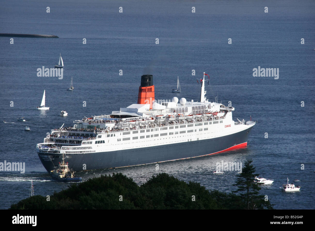 La Queen Elizabeth ll Foto Stock