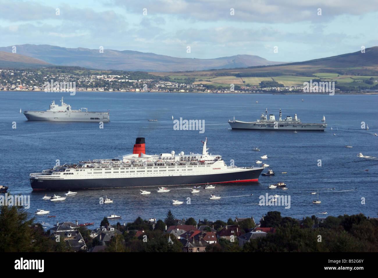 La Queen Elizabeth ll Foto Stock