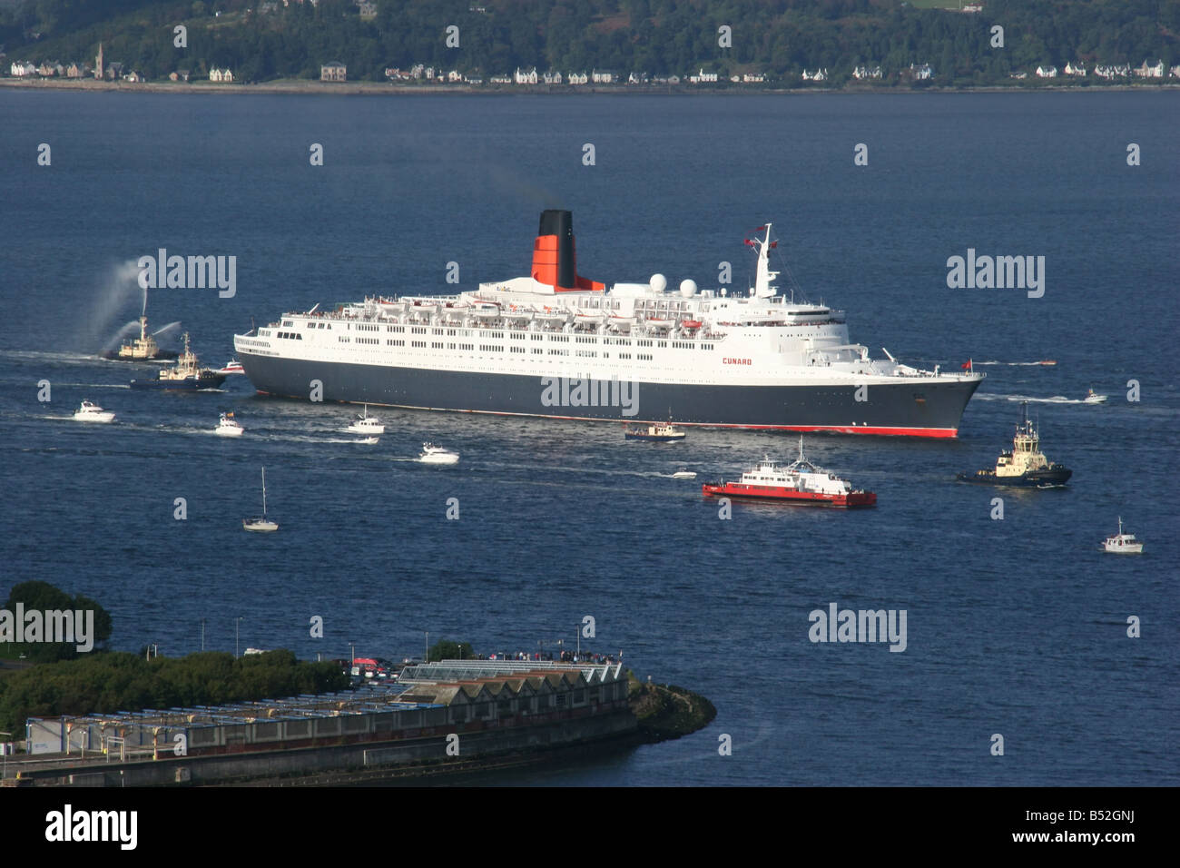 La Queen Elizabeth ll Foto Stock