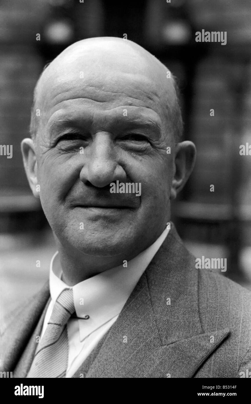 Ebby Edwards. Luglio 1946 O3562;Ebenezer Edwards, noto come Ebby Edwards (30 luglio 1884 - 6 luglio 1961), è stato un sindacalista e politico in Gran Bretagna.;Segretario generale dei lavoratori delle miniere Foto Stock