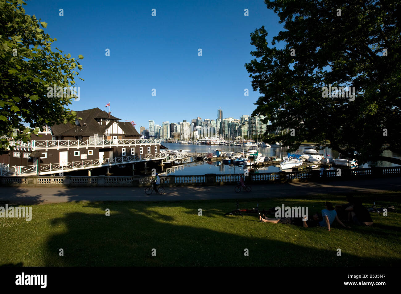 Stanley Park a Vancouver British Columbia Canada Foto Stock