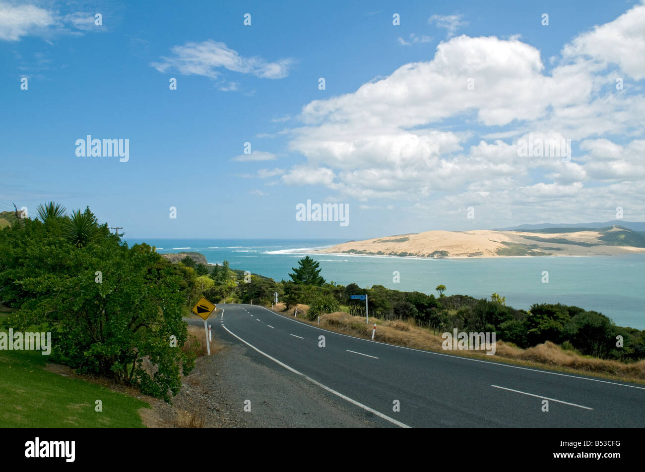 Hokianga Harbour, Isola del nord, Nuova Zelanda Foto Stock