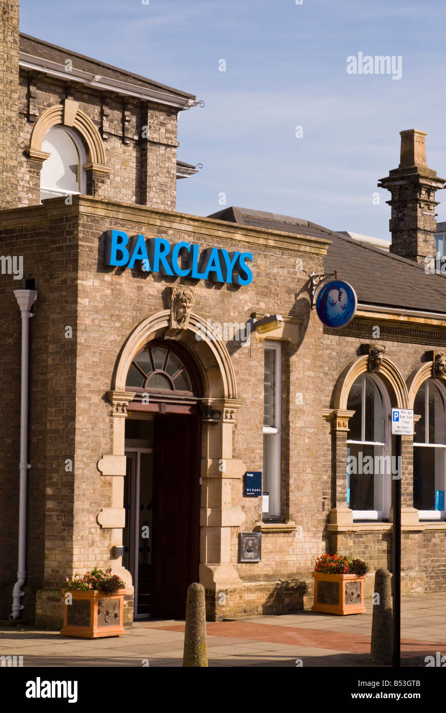 Barclays Bank in piccole città del regno unito Foto Stock