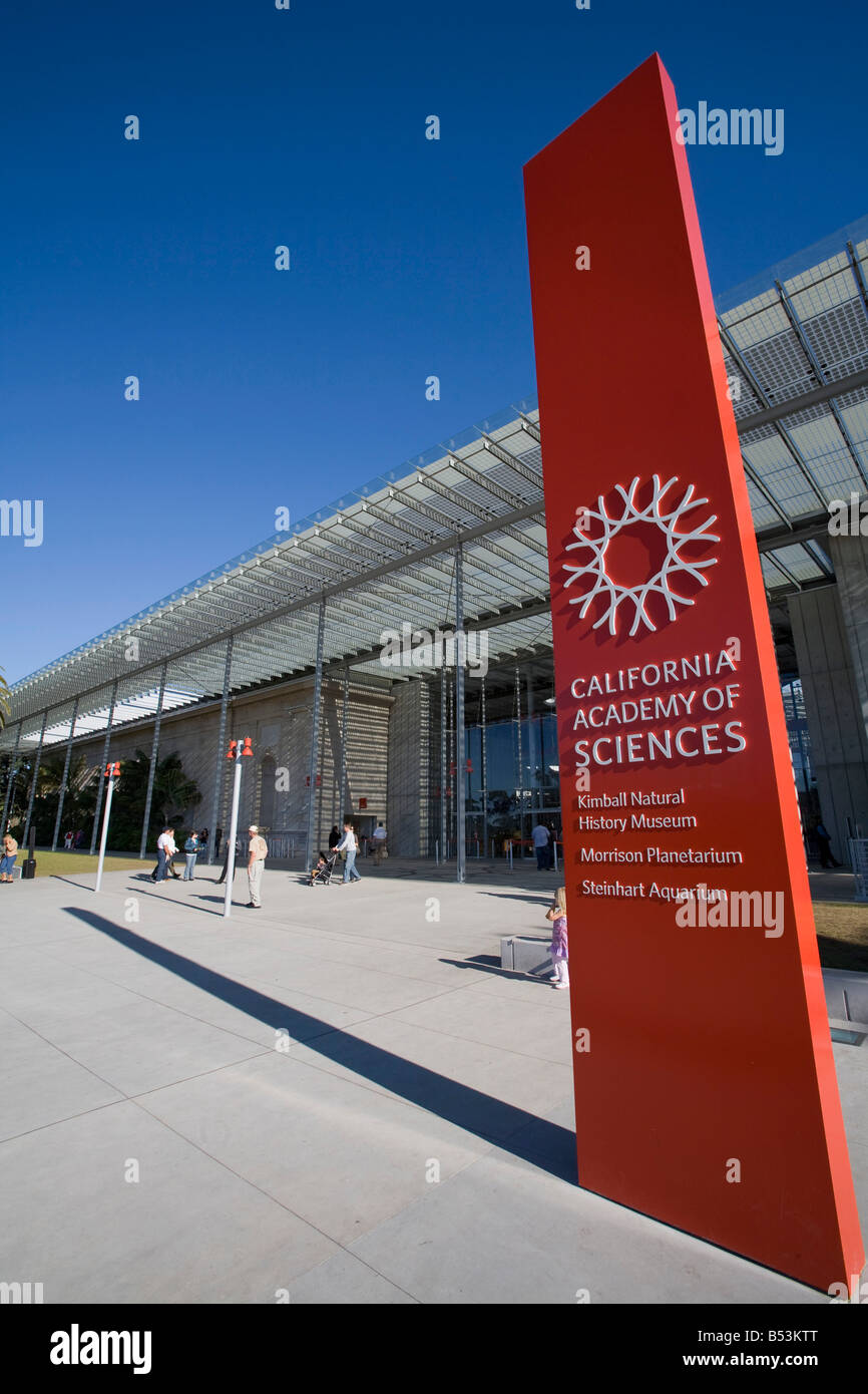 Accademia delle Scienze della California Golden Gate Park San Francisco California USA Foto Stock