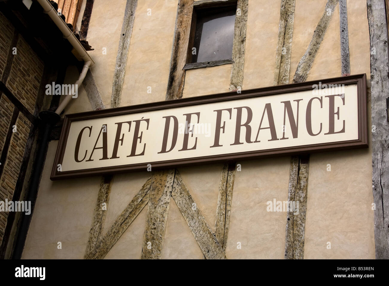 Il Cafe de France - Eauze, Gers, Francia meridionale Midi-pirenei Foto Stock