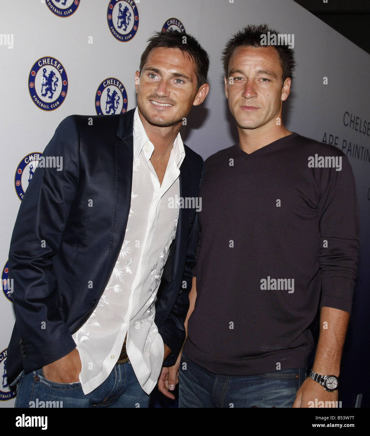 Chelsea FC Hollywood Party Frank Lampard e John Terry Foto Stock