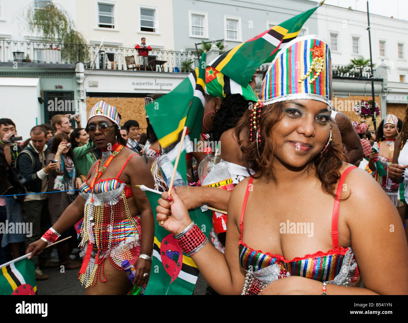 Regno Unito, Inghilterra, 25 agosto 2008. L'ultimo giorno del carnevale di Notting Hill a ovest di Londra. Foto Stock