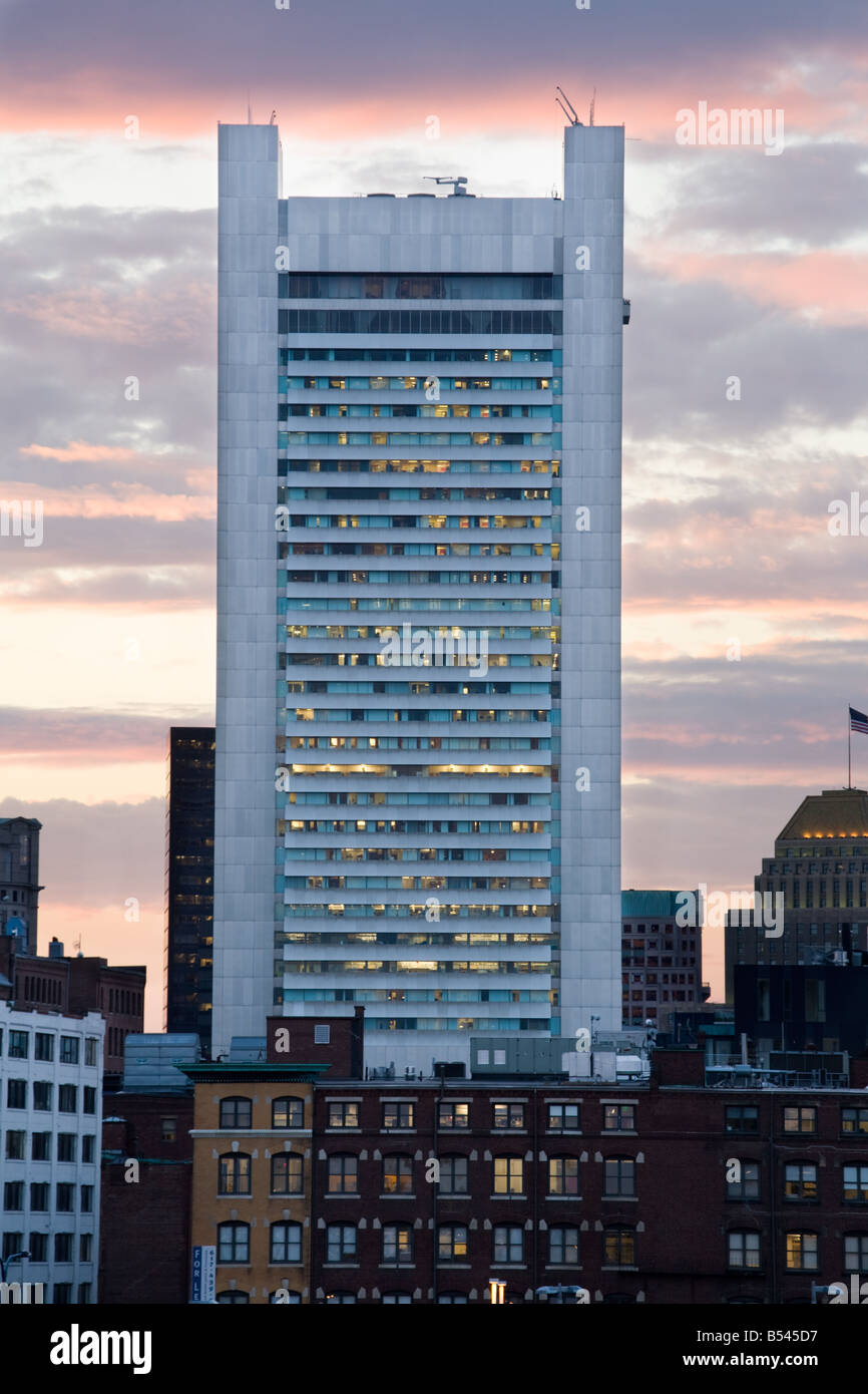 Federal Reserve Bank Building Boston Massachusetts Foto Stock