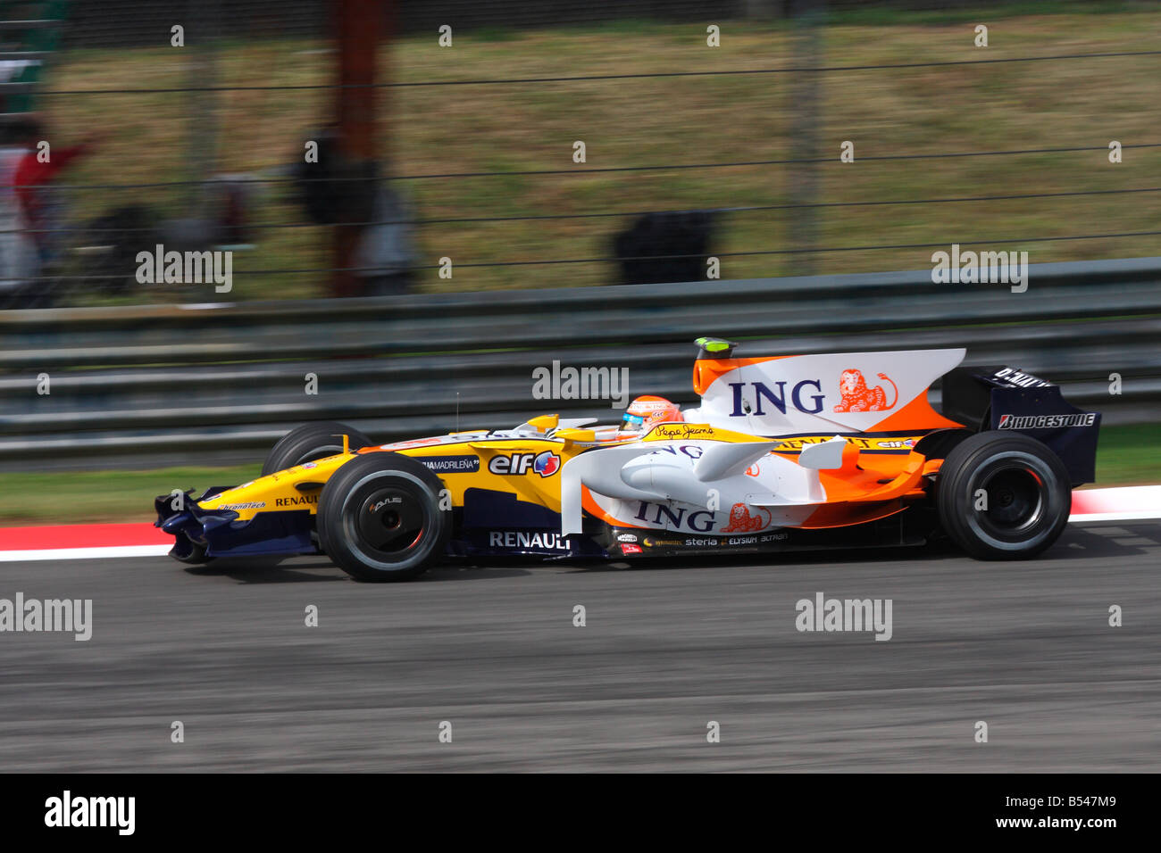 Nelson Piquet Jnr (BRA), il Gran Premio di Monza 2008 Foto Stock