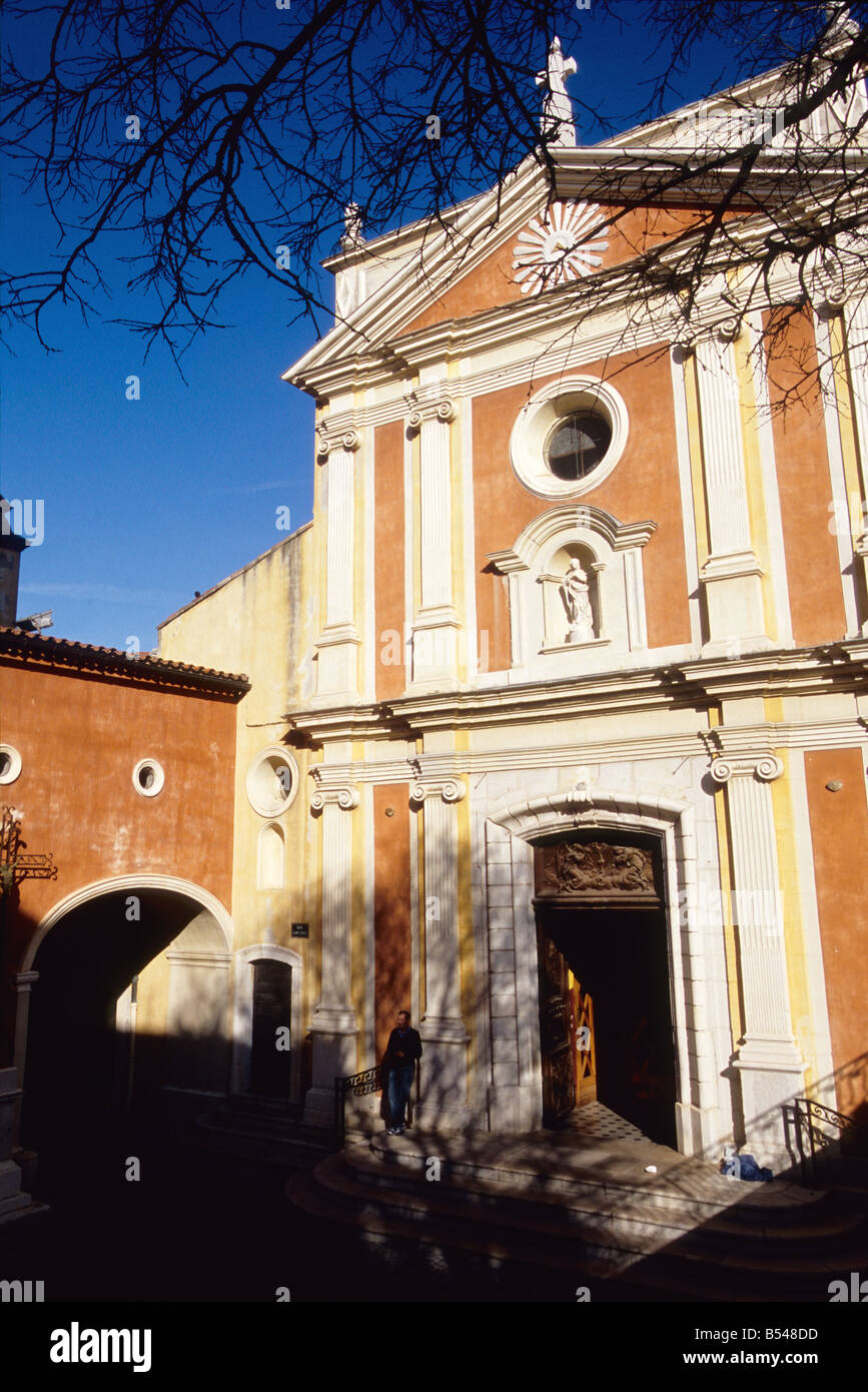 Notre Dame Immaculee concezione cattedrale Antibes Alpes-maritimes 06 French Riviera Cote d Azur PACA Francia Europa Foto Stock