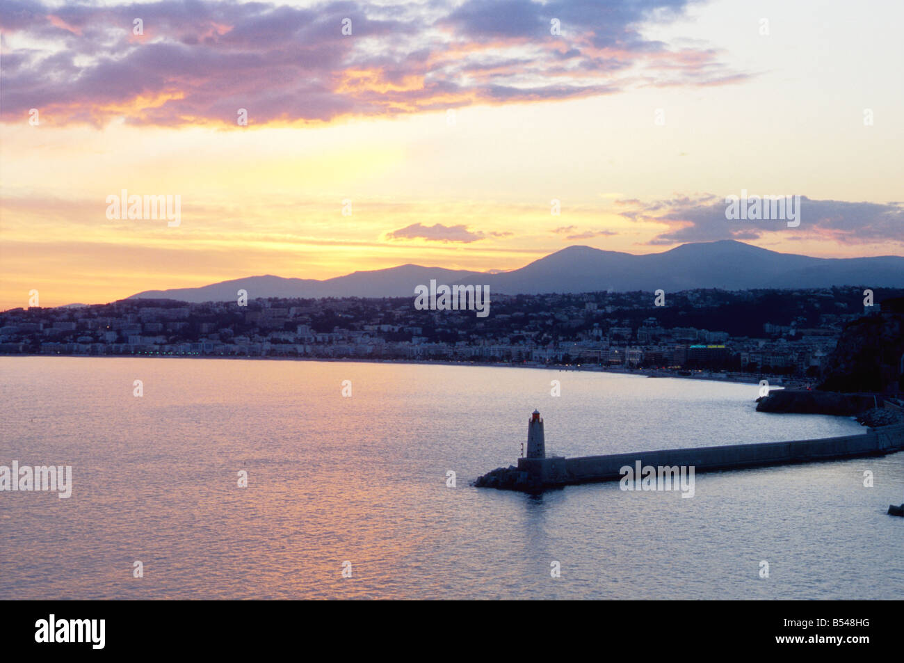 Nice Alpes-maritimes 06 French Riviera Cote d Azur PACA Francia Europa Foto Stock