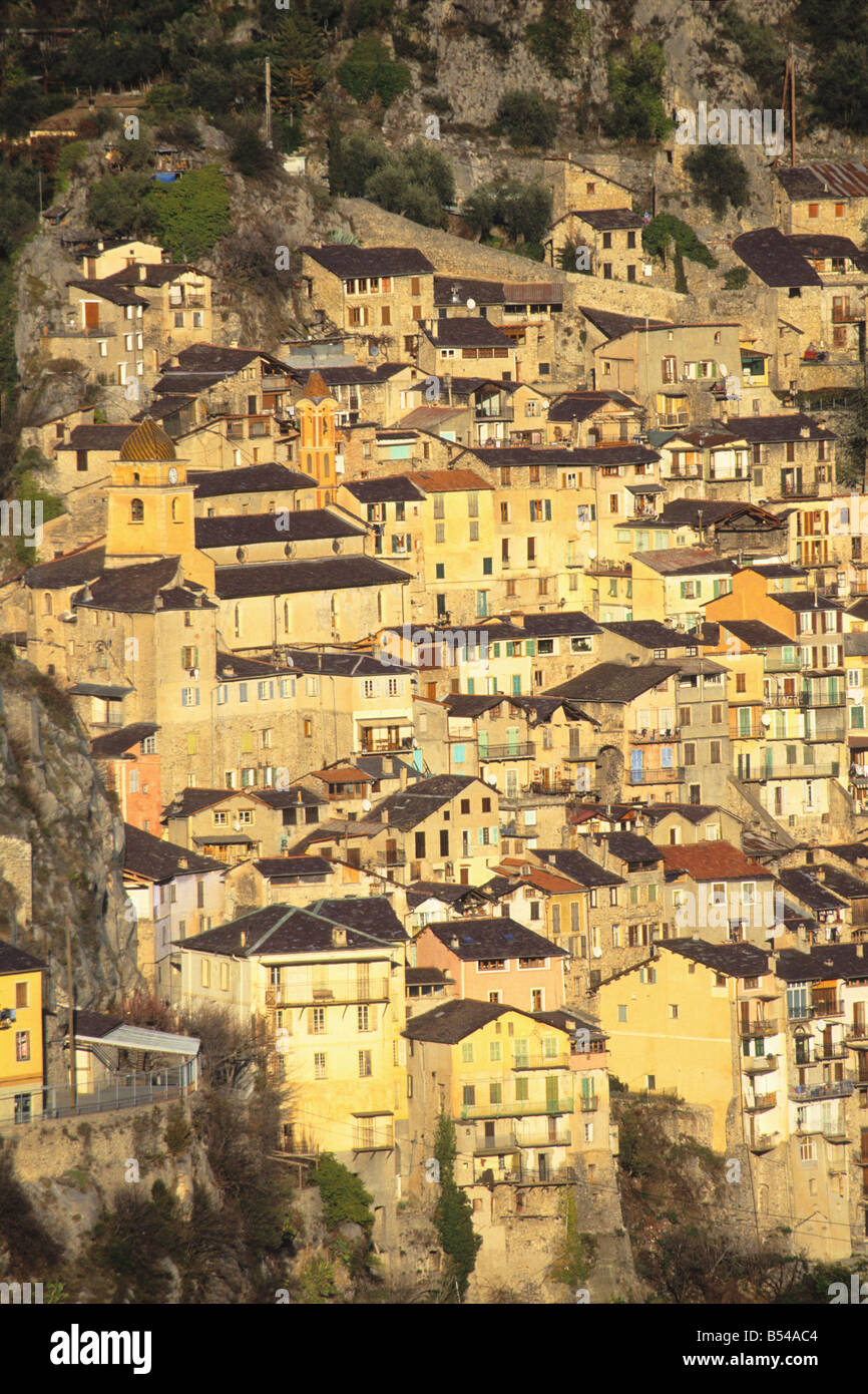 Saorge Alpes-maritimes 06 parco nazionale del Mercantour PACA Francia Europa Foto Stock