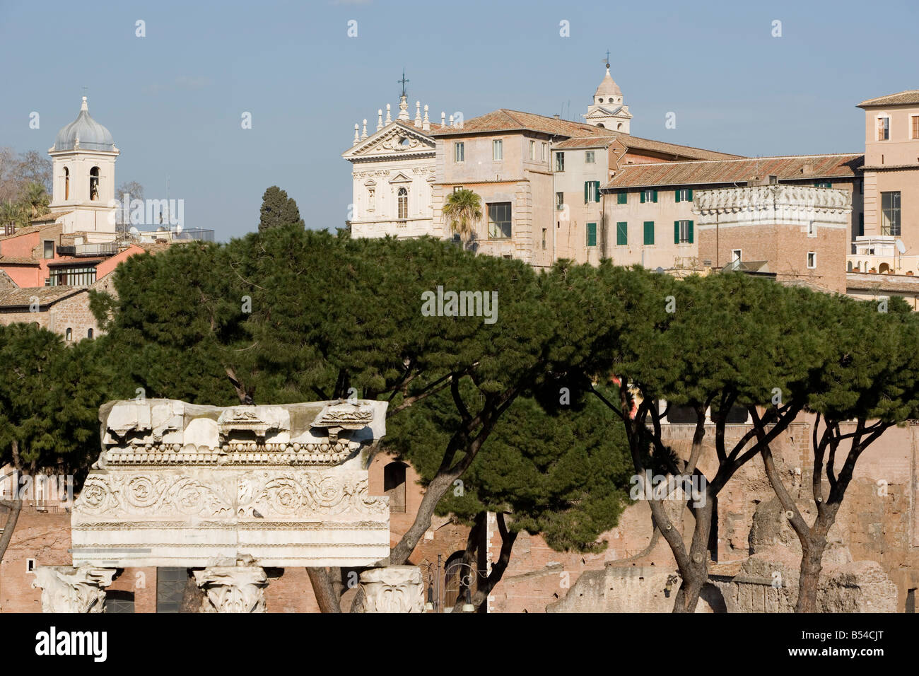 Vecchia Roma vicino al Colosseo. Italia Foto Stock