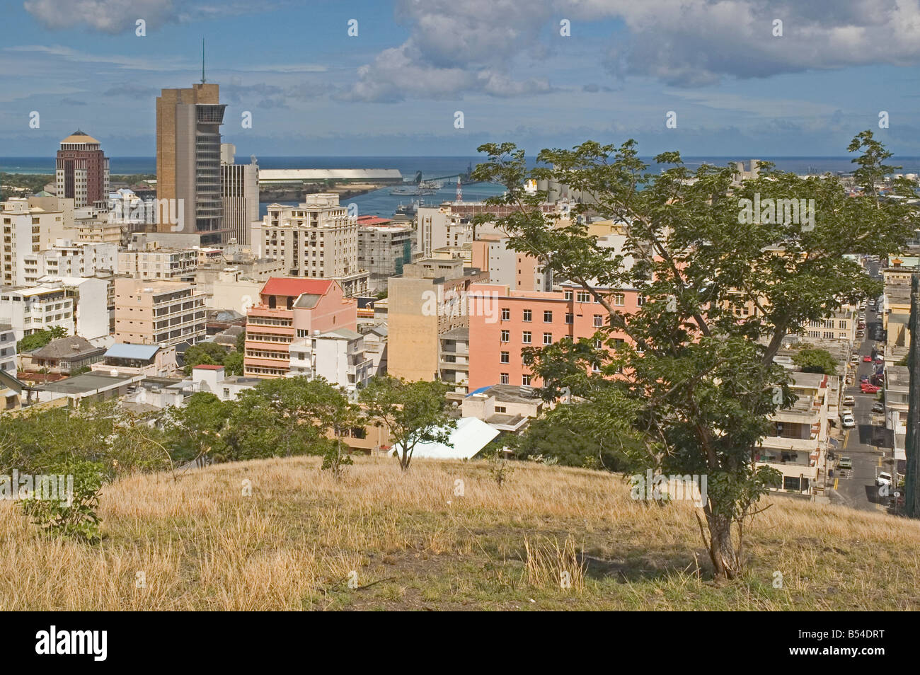 Oceano Indiano MAURITIUS Port Louis da Fort Adelaide Foto Stock