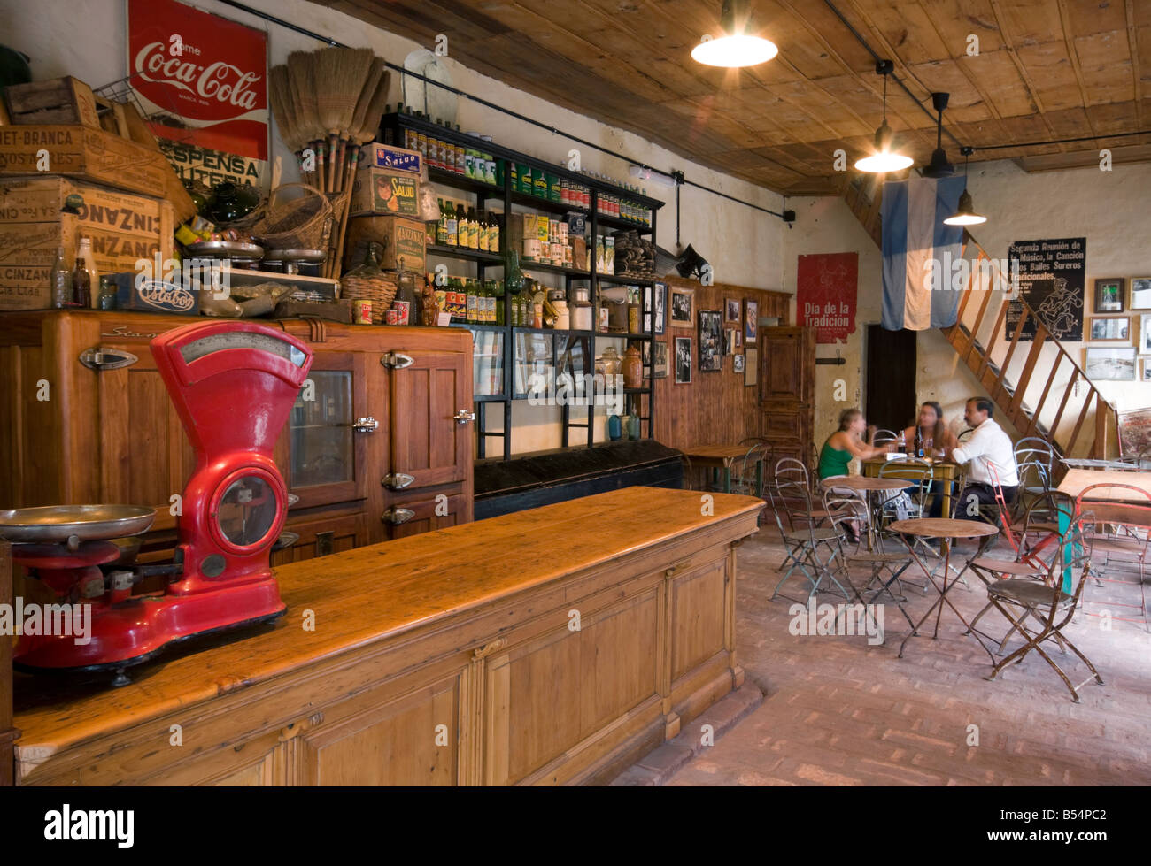 L'interno dell'Boliche de Bessonart San Antonio de Areco Argentina Foto Stock