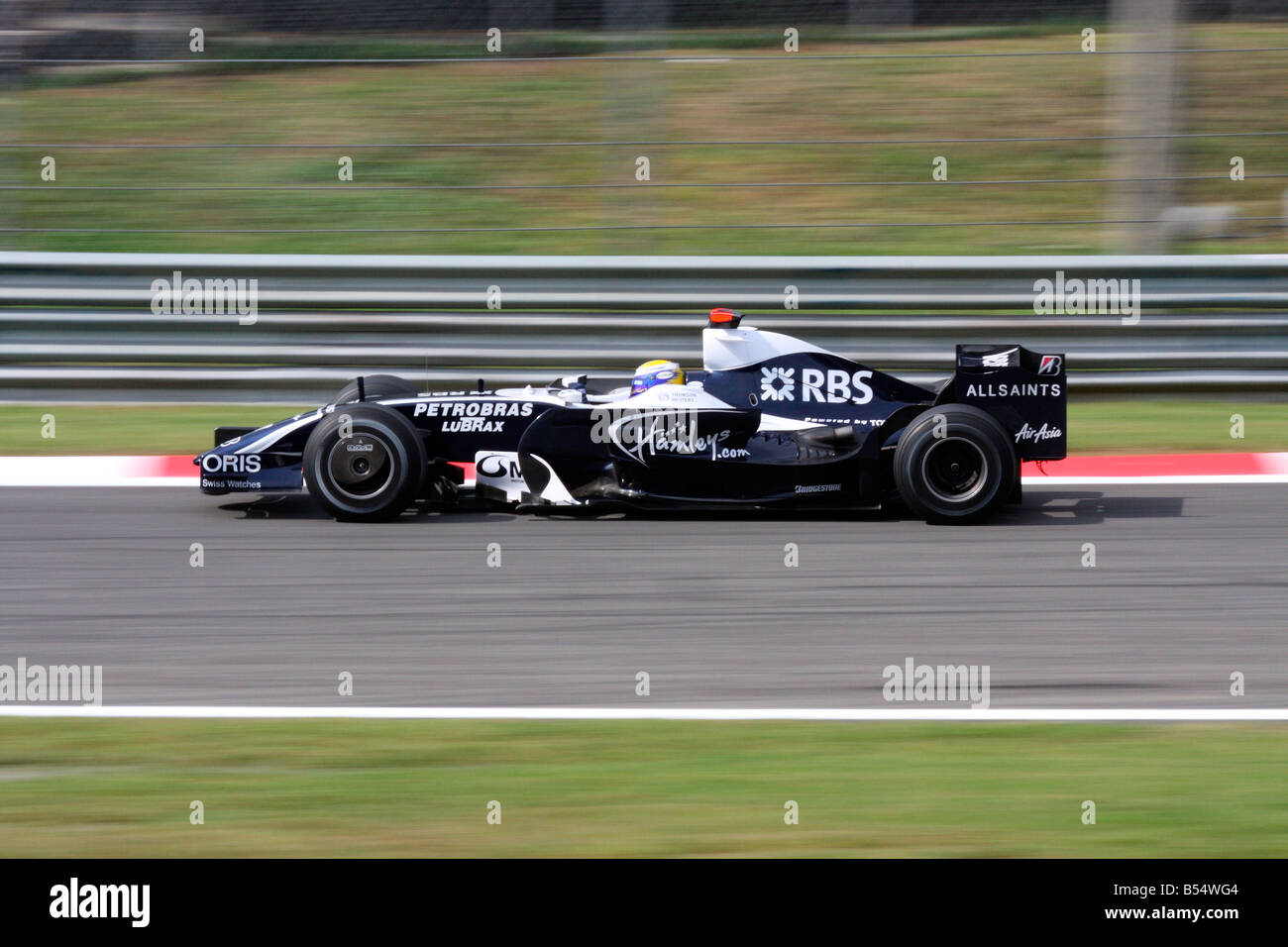 Nico Rosberg (GER), il Gran Premio di Monza 2008 Foto Stock
