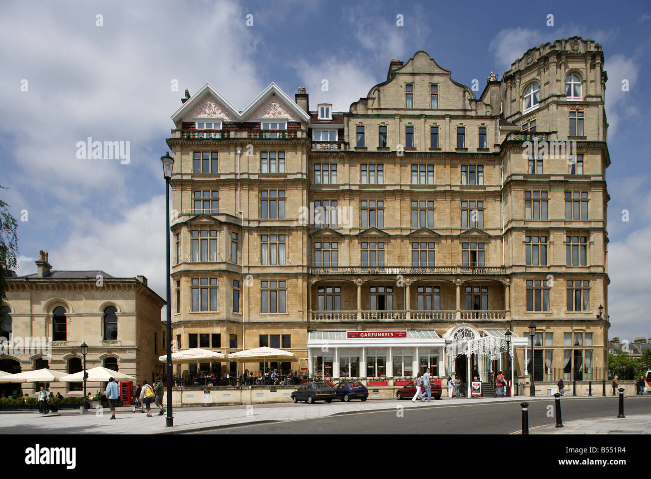 Vasca da bagno Garfunkel s Bath Hotel inizio 1900 s Somerset Gran Bretagna Regno Unito Foto Stock